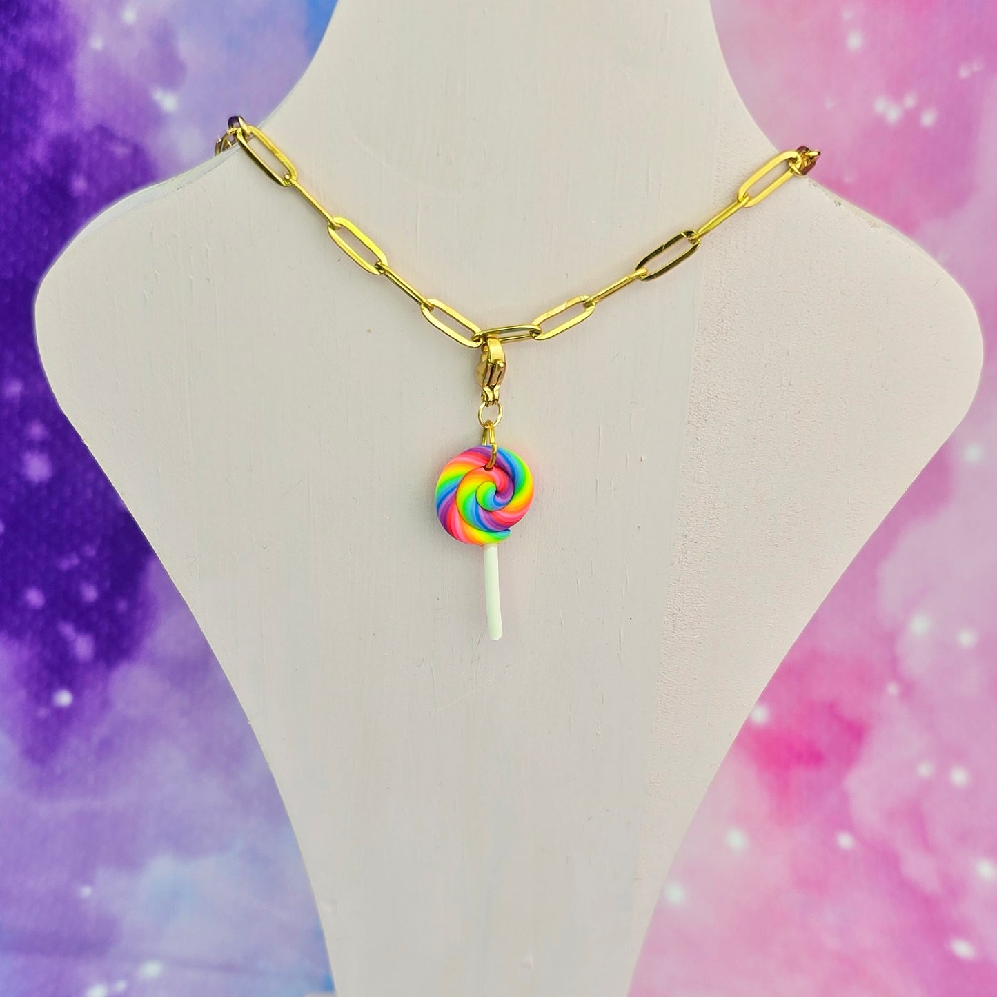 LIMITED EDITION Neon Night's Lollipop Necklace Charm (Charm Only)