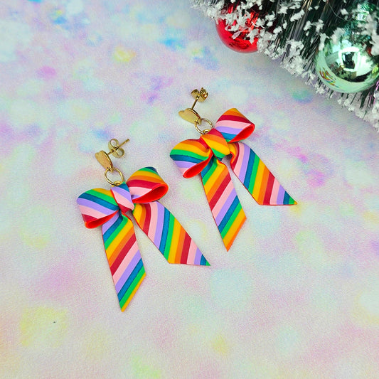 Christmas- Colourful Present Mini Bows
