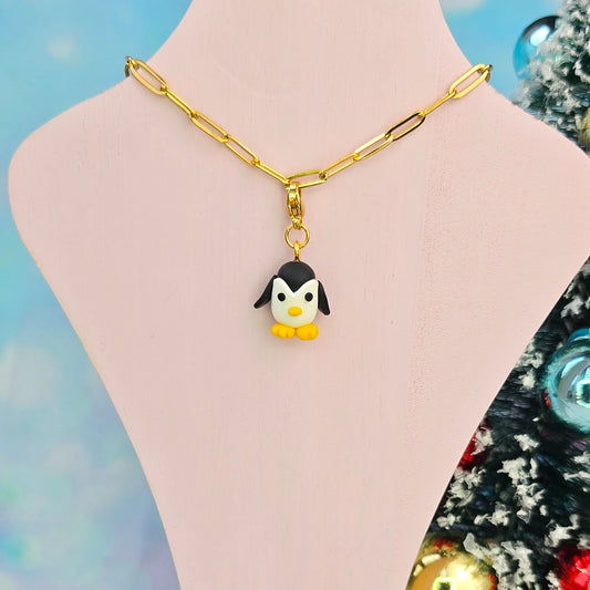 Penguin Necklace Charm (Charm Only)