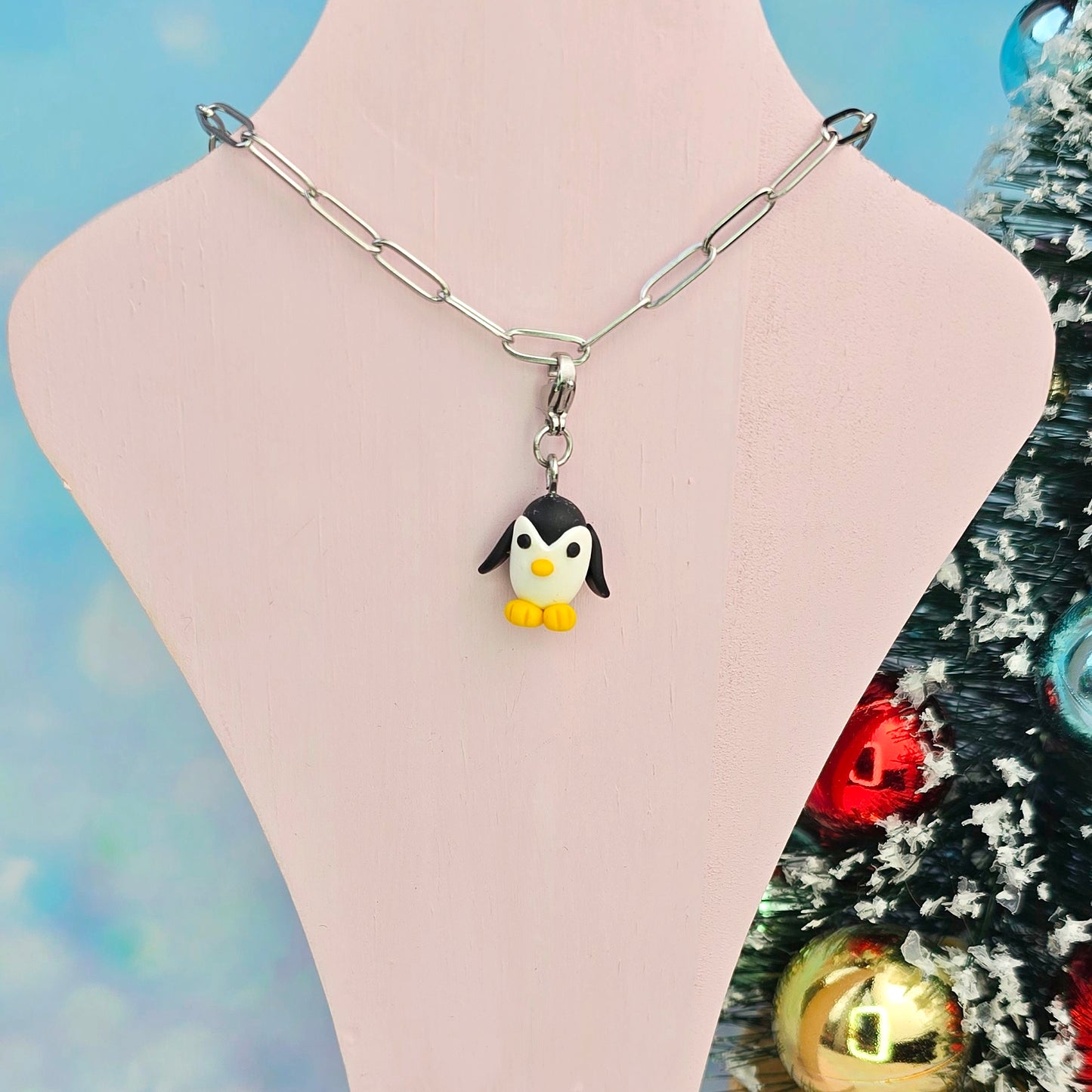 Penguin Necklace Charm (Charm Only)