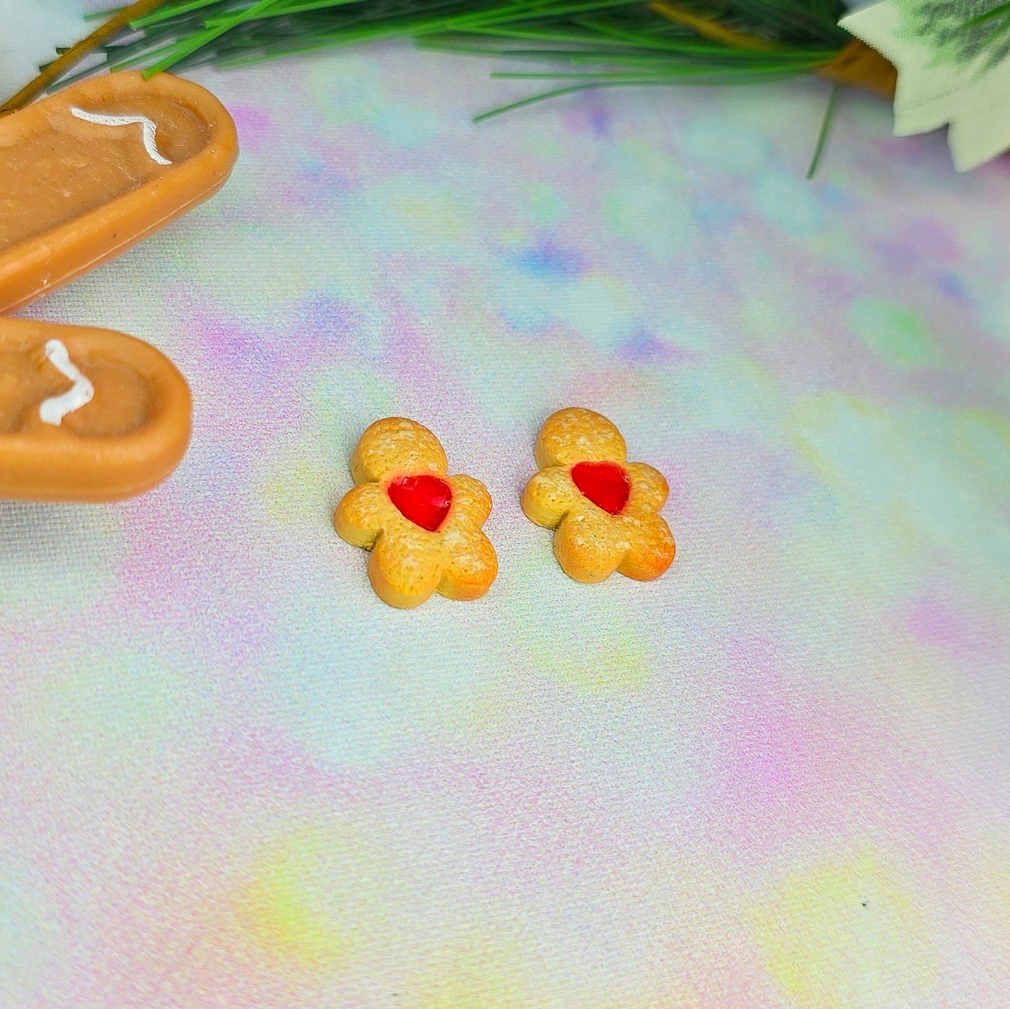 Christmas- Gingerbread Cookie Studs