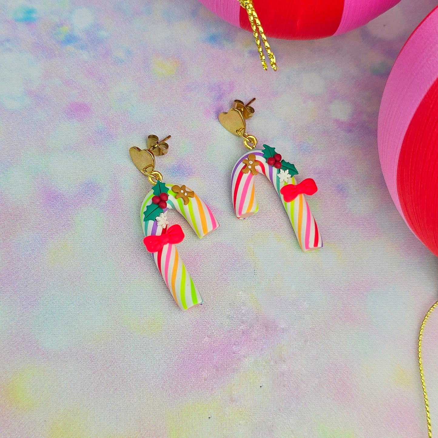 Christmas- Large Candy Cane Dangles