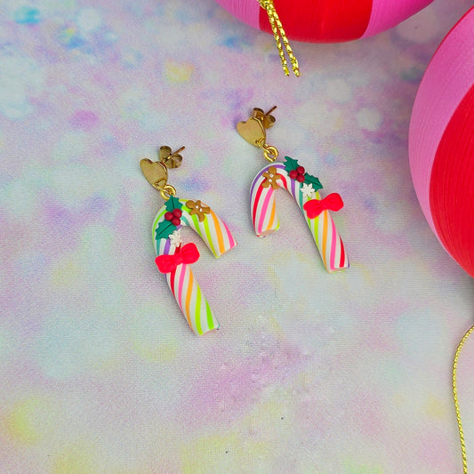 Christmas- Large Candy Cane Dangles