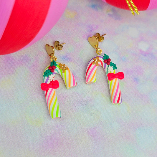 Christmas- Large Candy Cane Dangles