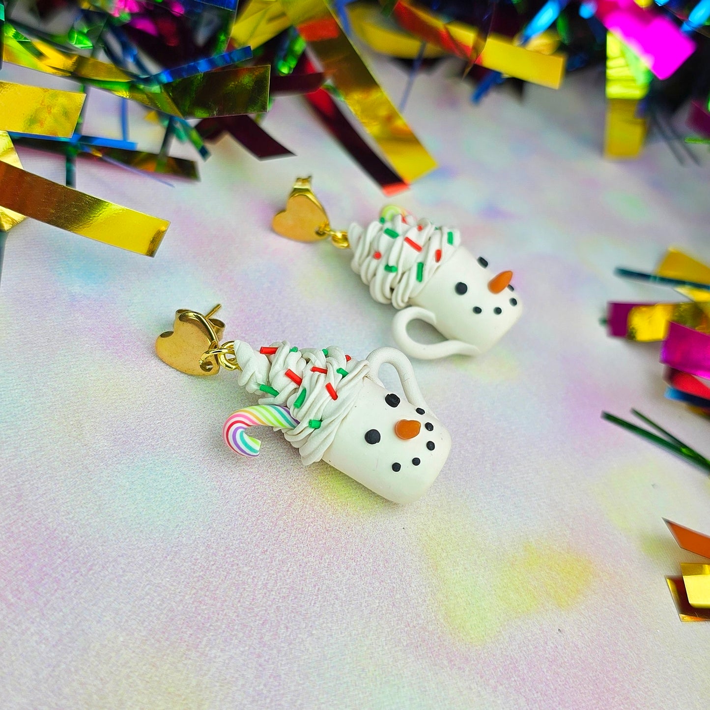 Christmas- Christmas Snowman Hot Chocolate Dangles