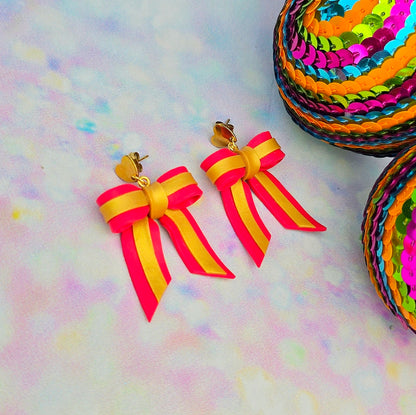 Christmas- Red and Gold Present Mini Bows