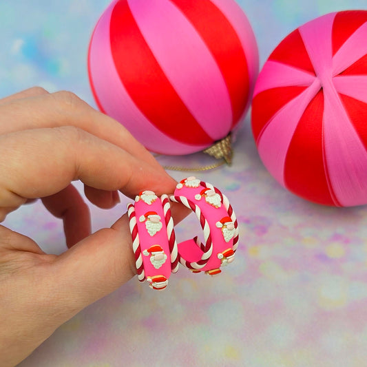 Christmas- Santa Hoops