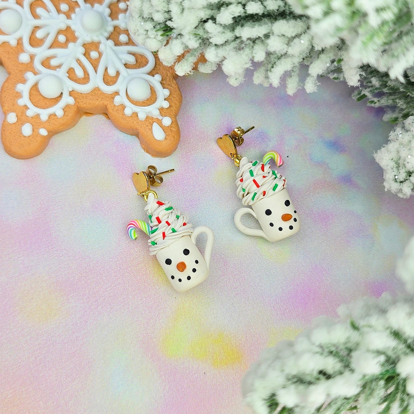 Christmas- Christmas Snowman Hot Chocolate Dangles