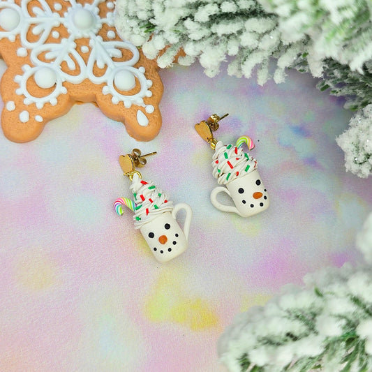 Christmas- Christmas Snowman Hot Chocolate Dangles