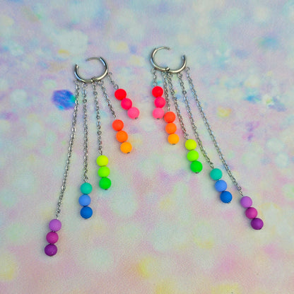 LIMITED EDITION Neon Night's 5 Drop Dangles