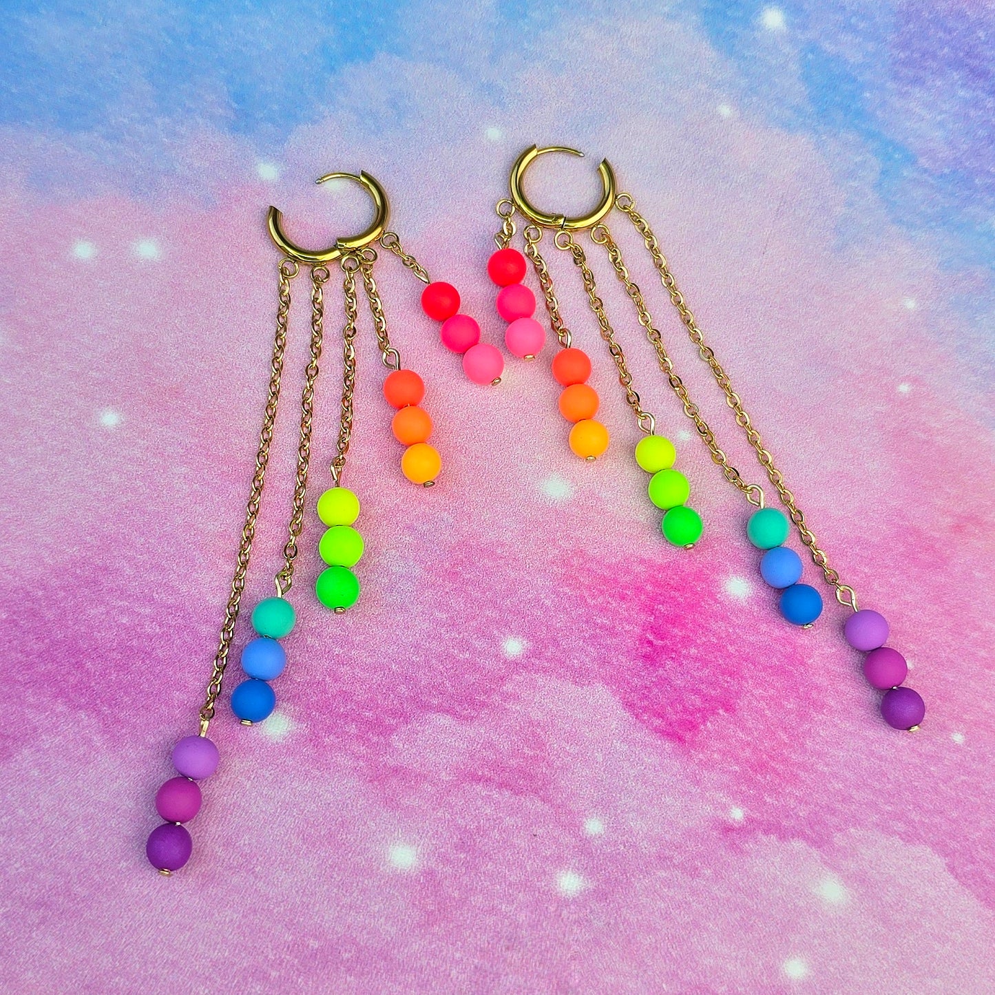 LIMITED EDITION Neon Night's 5 Drop Dangles