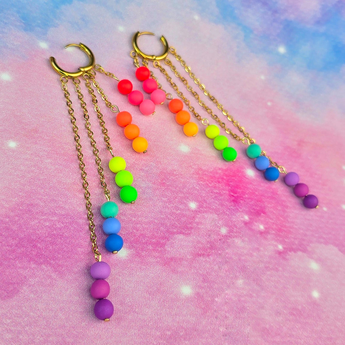 LIMITED EDITION Neon Night's 5 Drop Dangles