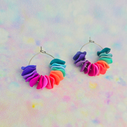 LIMITED EDITION Mermaid Magic Petal Hoops