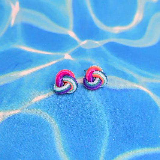 Mermaid Magic Mini Knot Studs