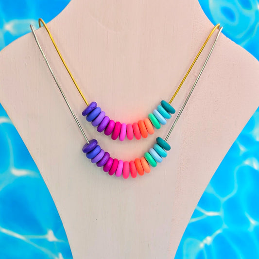 Mermaid Magic Mini Beaded Necklace