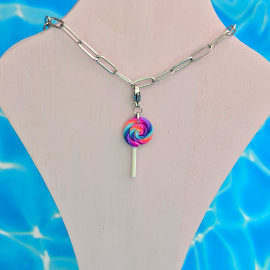 Mermaid Magic Lollipop Necklace Charm (Charm Only)