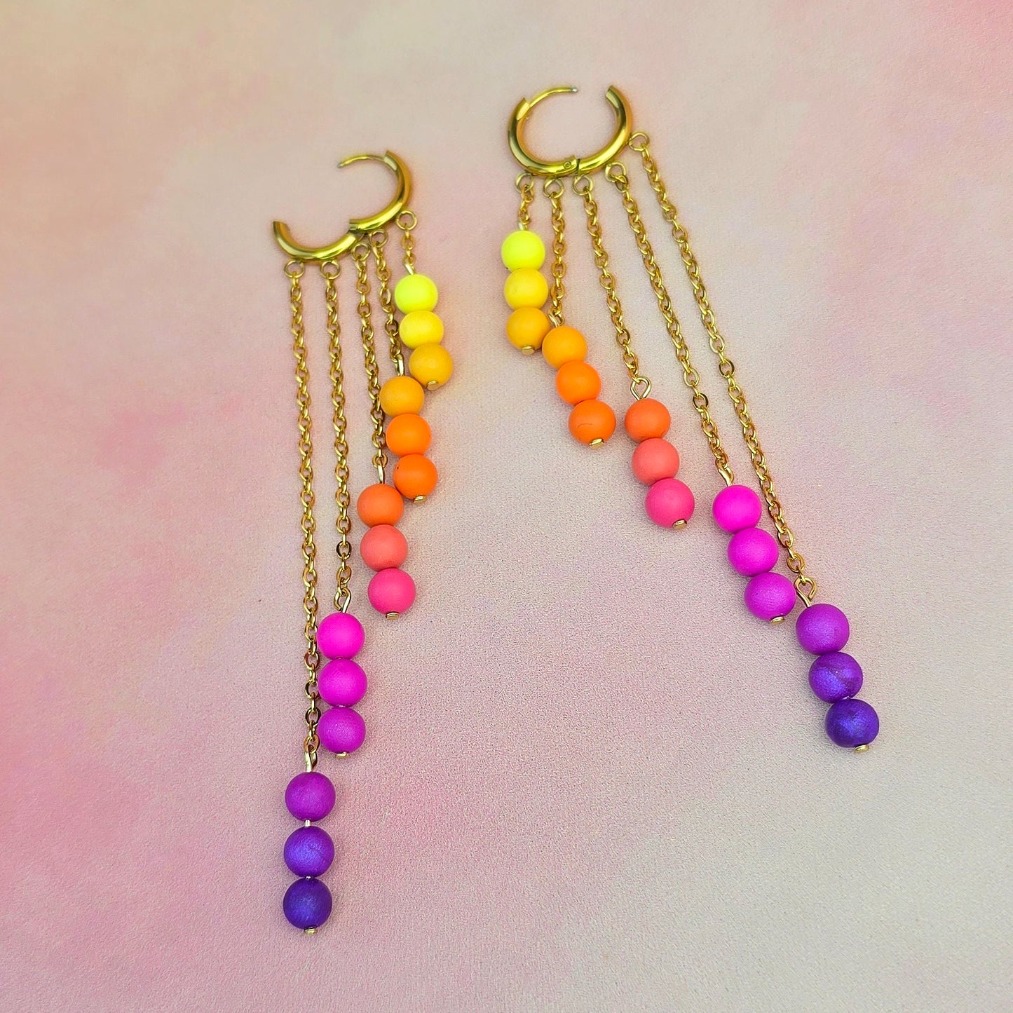 Sunset 5 Drop Dangles