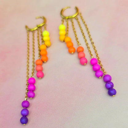 Sunset 5 Drop Dangles