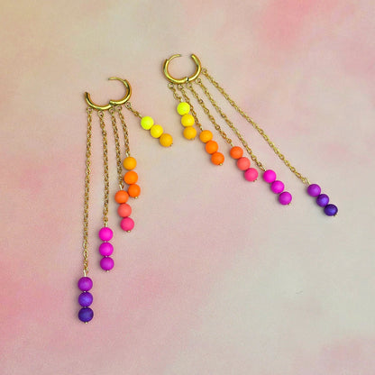 Sunset 5 Drop Dangles