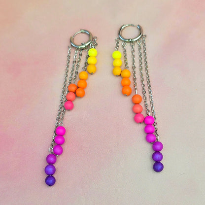 Sunset 5 Drop Dangles