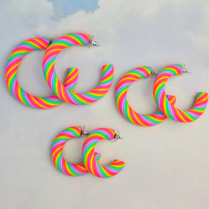 Club Tropicana Twisted Hoops