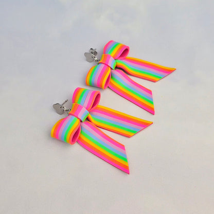 Club Tropicana Large Bow Dangles