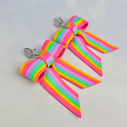 Club Tropicana Large Bow Dangles