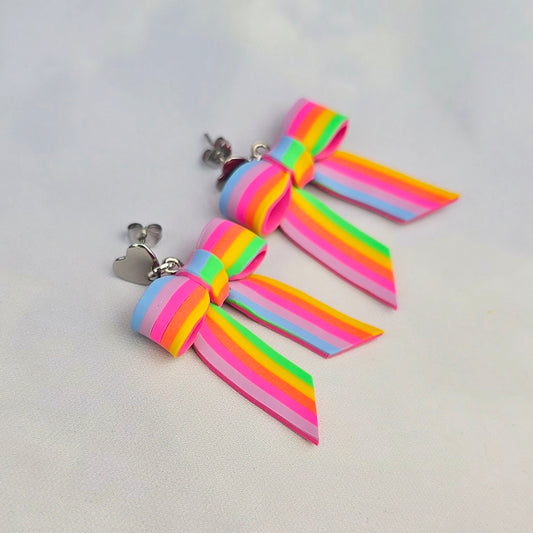 Club Tropicana Mini Bow Dangles