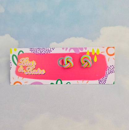 Club Tropicana Mini Knot Studs