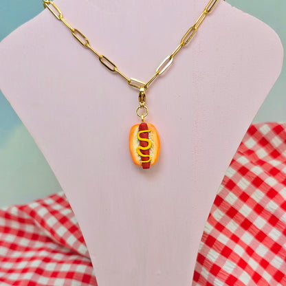 Hot Dog Necklace Charm (Charm Only)
