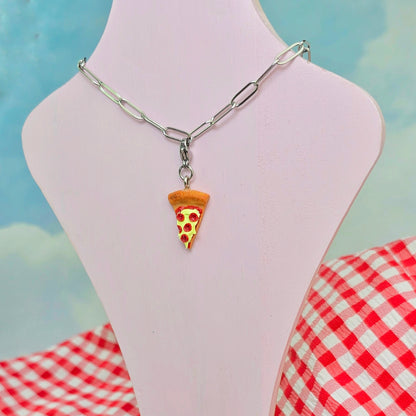 Pizza Necklace Charm (Charm Only)