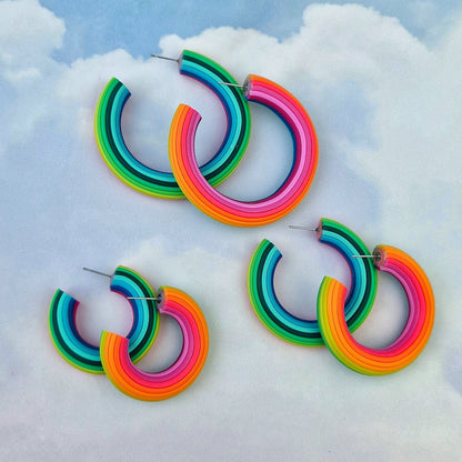 Tropic Like It's Hot Ombre Hoops (All Sizes)