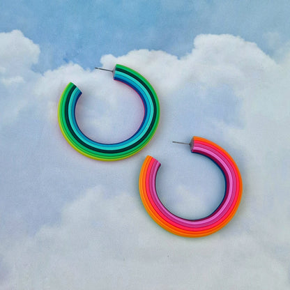 Tropic Like It's Hot Ombre Hoops (All Sizes)