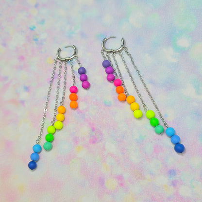 Neon Bouquet 5 Drop Dangles