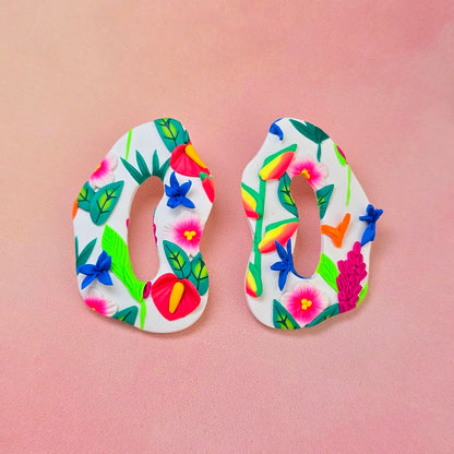 Hawaiian Sunrise Wiggle Studs