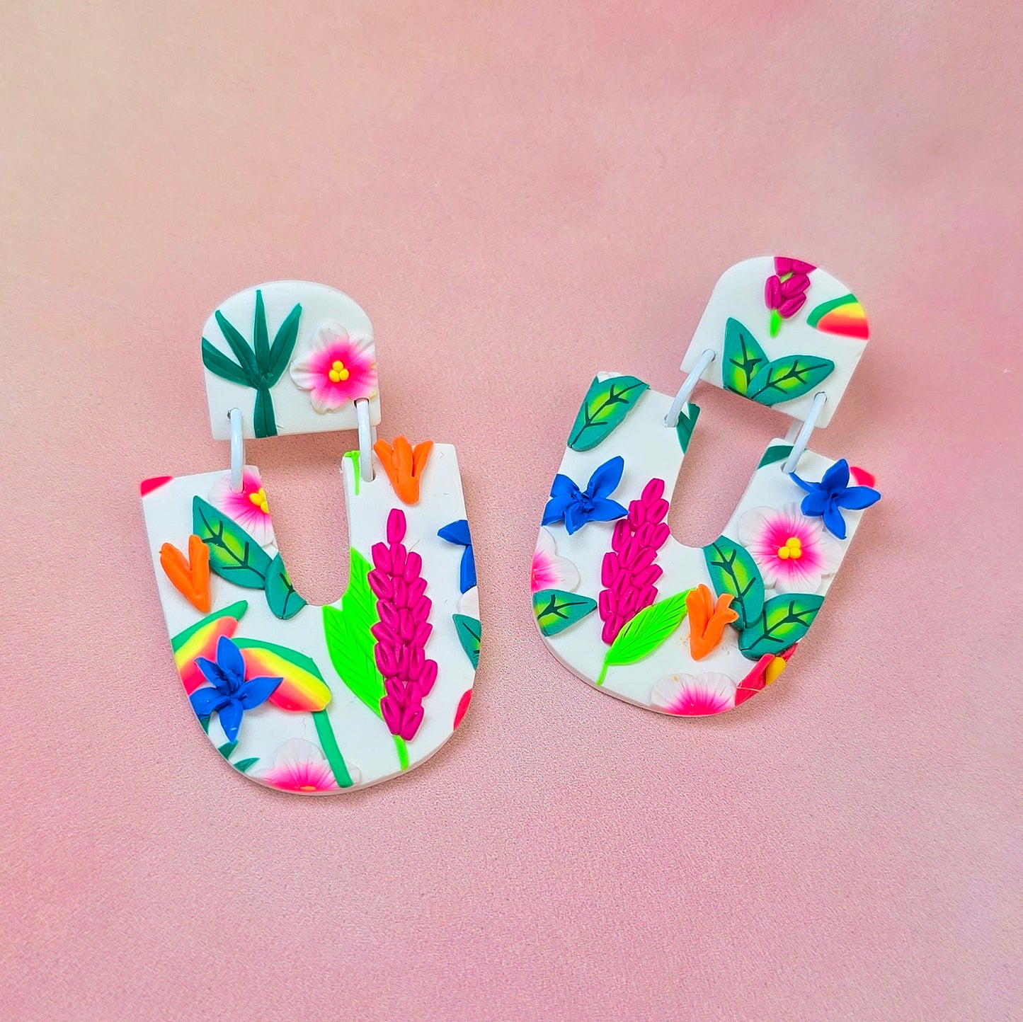 Hawaiian Sunrise U-Shaped Dangles