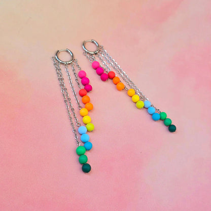 Hawaiian Sunrise 5 Drop Dangles