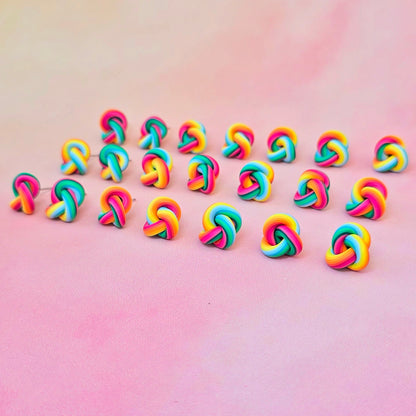 Hawaiian Sunrise Mini Knot Studs