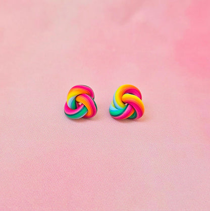 Hawaiian Sunrise Mini Knot Studs