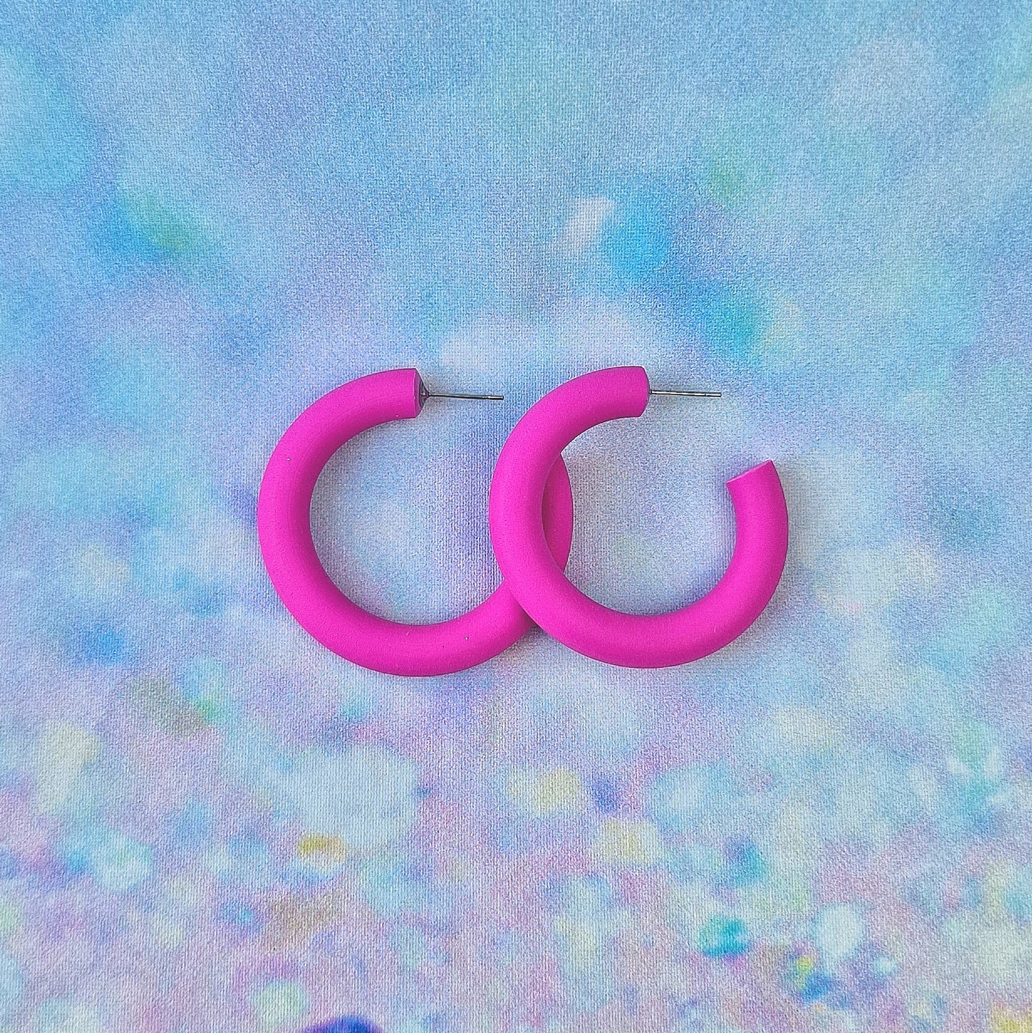 Bold Hoops in Medium