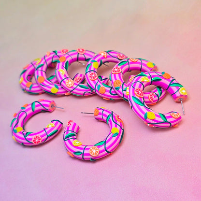 Citrus Paradise Hoops
