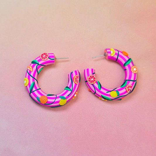 Citrus Paradise Hoops