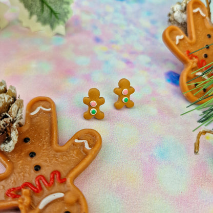 Christmas- Gingerbread Men Studs