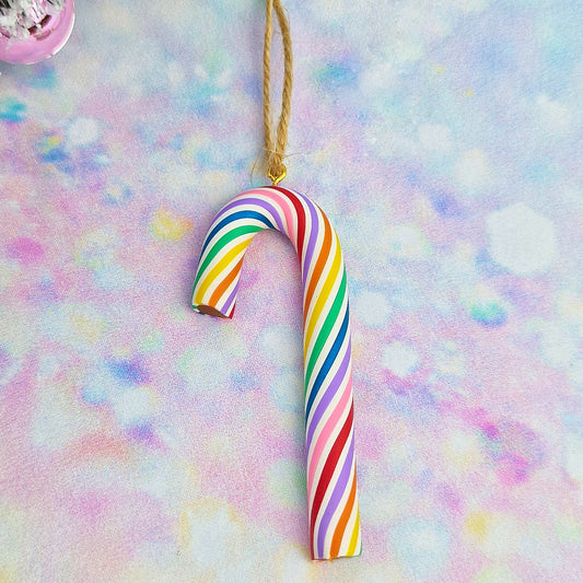 Christmas- Colourful Candy Cane Decoration