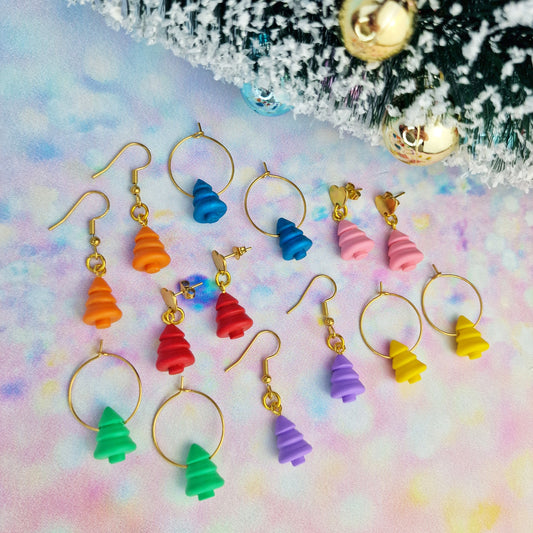 Christmas- Colourful Christmas Tree Dangles