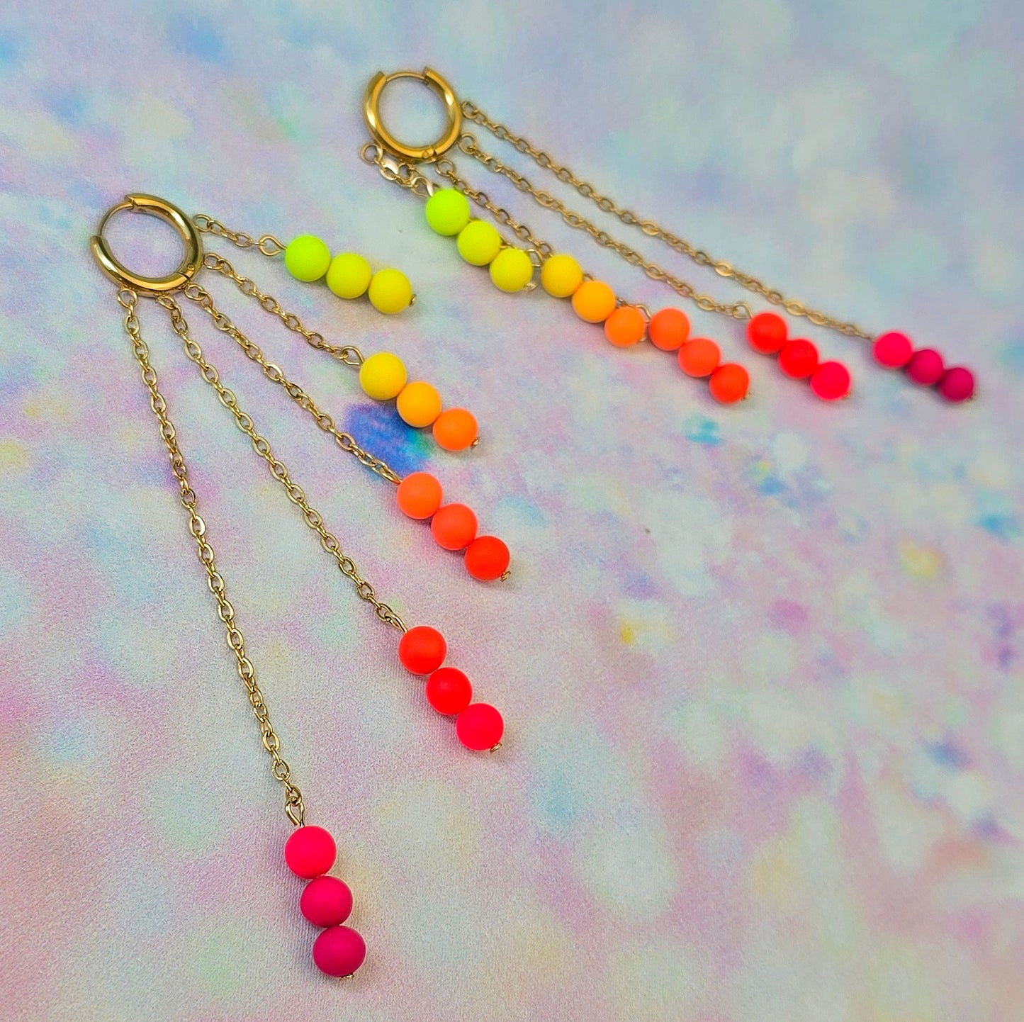 Malibu Glow 5 Drop Dangles