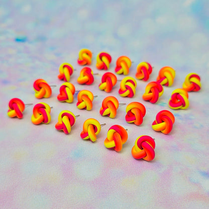 Malibu Glow Mini Knot Studs