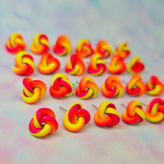 Malibu Glow Mini Knot Studs