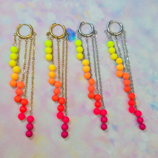 Malibu Glow 5 Drop Dangles