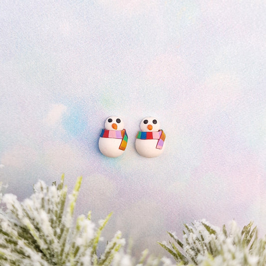 Christmas- Snowman Studs